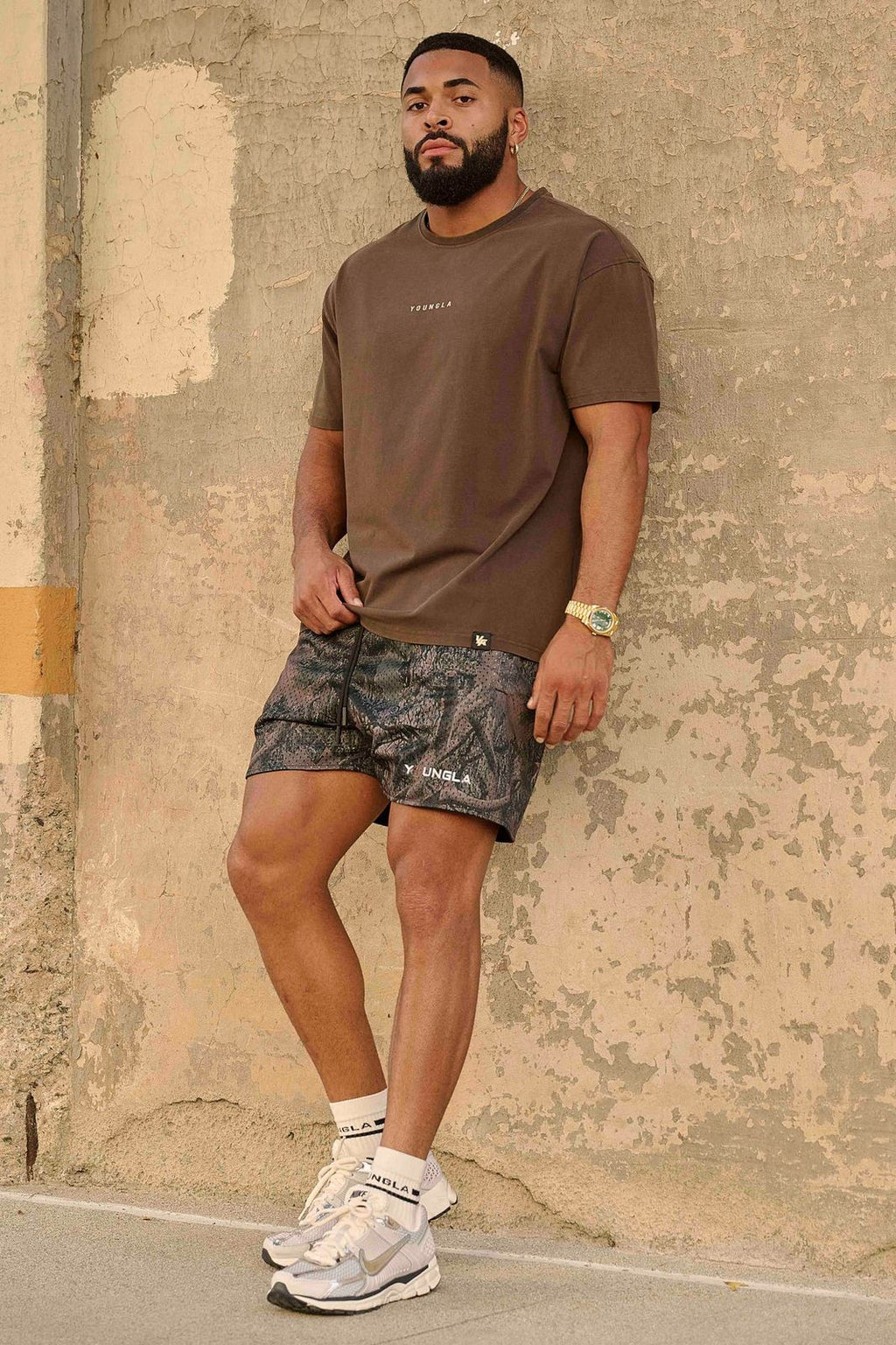 1117 - TREE CAMO MESH SHORTS
